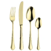 Set jedilnega pribora SETTECENTO TREASURE GOLD, set 24 kosov, zlata, Pintinox