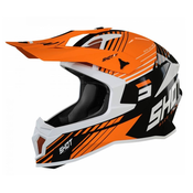 Shot Lite Fury Motocross kaciga crno-bijelo-narancasta rasprodaja
