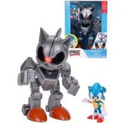 Sonic the Hedgehog - komplet figur Mecha Sonic vs. Sonic - 20 cm/6,3 cm