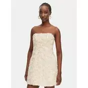 Bardot Cocktail obleka Karoline 60099DB6 Bež Regular Fit
