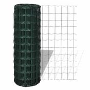 VIDAXL euro mrežasta ograja 10 x 1,5 m z mrežo velikosti 100 mm