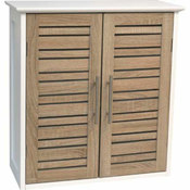 TENDANCE Kupaonski ormaric s 2 vrata i 1 policom Stockholm 52x22x55cm mdf, bambus-bijela