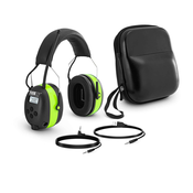 Bluetooth slušalice s poništavanjem buke - mikrofon - LCD zaslon - punjiva baterija - zelena