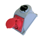 shumee Fiksna vtičnica s stikalom 0-1 32A 4P 400V IP44 kombinirana PCE 96062440W