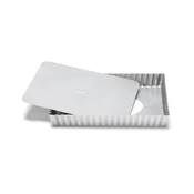 Patisse Patisse pekač za kiš z odstranljivim dnom 21x21 cm Silver-top P03566