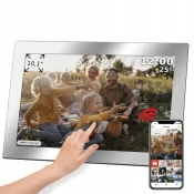 Krüger&Matz Touch digitalni foto okvir FRAMEO Wi-Fi zvočnik 10,1” z ogledalom + APP