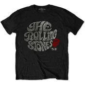 The Rolling Stones Swirl Logo 82 Black L Majica