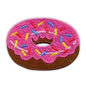 shumee Našitek za obroč - Donut - Podloga za likanje/toplotno varjenje - Vezen našitek/značka/emblem