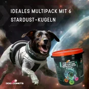 Dog Comets Meteor Shower (vedro s 6 igralnimi žogicami Stardust velikosti M) - 1 k.