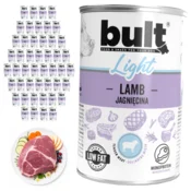 BULT LIGHT mokra hrana za pse v konzervi z jagnjetino 48 x 400 g Lahko prebavljiva