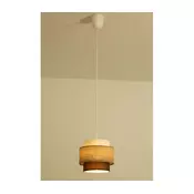 Brilagi - Luster na sajli RESNA 1xE27/60W/230V O 20 cm bež/crna