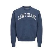Only & Sons Pulover ONSPINE temno modra/bela