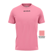 SHIRT GIVOVA ONE MICROFORATA ROSA Tg. XL