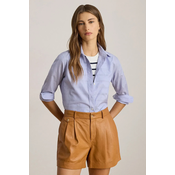 LAUREN RALPH LAUREN Srajca 200940254002 Svetlo modra Straight Fit