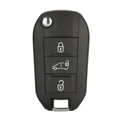 KigoAuto Kucište kljuca sa 3 dugmeta za Citroen/Peugeot, Mac va2