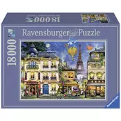 Ravensburger - Puzzle Večerni sprehod v Parizu - 18 000 kosov