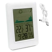 shumee Brezžična vremenska postaja, termometer, vremenska napoved, budilka, meteorološka ura