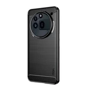 TPU gel ovitek Brushed Carbon za Nothing Phone (3a) Pro - črn