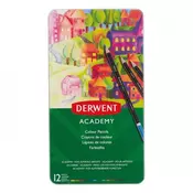 Boje drvene 1/12 u metalnoj kutiji Academy Derwent