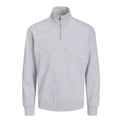 JACK & JONES Majica JJEBRADLEY siva