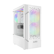 Gamdias Kucište Aura GC7, ARGB, Belo