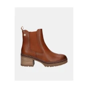 Xti za ženske. 14337002-CAMEL Škornji 143370 rjavi (41), Rjava, 5 do 8 cm, Zip, Priložnostno