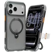 Premium ovitek Torras Ostand Spin Air MagSafe za iPhone 17 Pro - shadow black