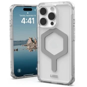 Ovitek UAG Plyo Mag za iPhone 16 Pro - ice silver