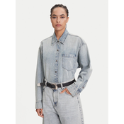 Miss Sixty traper košulja 6S1XJ49500 Plava Loose Fit
