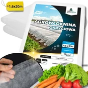 shumee Bela netkana tkanina 1,6 x 20 m 17 g vrtna prevleka vzmetna netkana tkanina
