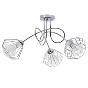 GH Moderna viseča svetilka LOFT LED iz kromirane žice