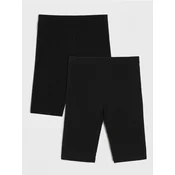 Sinsay - Biciklistički šortsevi 2 pack - crno