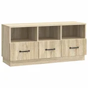 Vidaxl TV omarica Sonoma hrast 102 x 34,5 x 47 cm Inženirski les