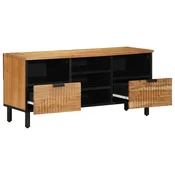 TV ormar s ladicama Smeda 100 x 33,5 x 46 cm Cvrsto drvo manga