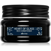 Davines Heart of Glass Rich Conditioner regenerator za ucvršcivanje za plavu kosu 90 ml