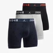 Bokserji Jordan Jhm Mens Flight Cotton Esst 3-Pack Obsidian L