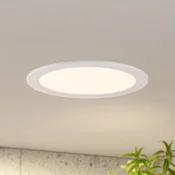 Prios LED svetilka za vgradnjo Cadance, bela, 24 cm, CCT, IP44 - Kopalnica - Sodobni - Aluminij