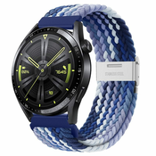 BStrap Elastic Nylon 2 pašček za Huawei Watch GT2 42mm, blueberry