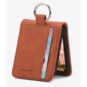 Maskica za Samsung Z Flip 4 Basic Diary Case Brown