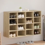 Vidaxl Omara za čevlje sonoma hrast 103 x 30 x 67 cm Konstruiran les