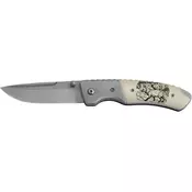 Ausonia 26599 Zložljiv žepni nož - motiv lisice, plastični ročaj, 19cm