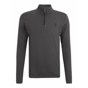 PROTEST Sportska sweater majica REWILL  antracit siva / tamo siva