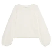 Cropp - Glatki džemper - white