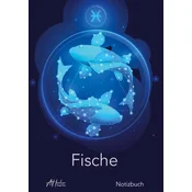 Sternzeichen Fische Notizbuch | Designed by Alfred Herler