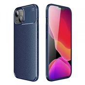 Silikonski ovitek Carbon Armor za iPhone 13 Pro - moder