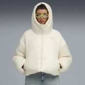 Puma jakna Puma Wardrobe Ess Shiny Hooded Padded Jacket za žene