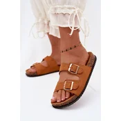 Ženske japonke z zaponkami Camel Brigid