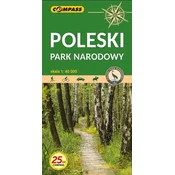 Compass Narodni park Polesie 1:40.000. Turistični zemljevid. Kompas.