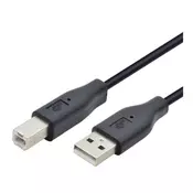 E-GREEN Kabl USB 3.0 A - USB B M/M 1.8 m crni