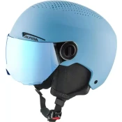 ALPINA ZUPO VISOR Q-LITE otroška čelada, dim/modra mat/modra (S (48-52 cm))